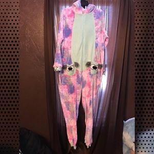 Women’s 2x (18w-20w) one piece monster pajamas